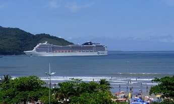 Imagem 3: Apartamento para venda possui 111 metros quadrados com 3 quartos em Aparecida - Santos - S