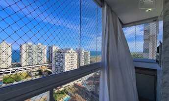 Imagem 6: 3 quartos, sol da manhã, andar alto, vista para o mar com 2 vagas soltas na Praia de Itapa