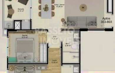 Imagem 2: FLORIANóPOLIS - Apartamento Padrão - Estreito