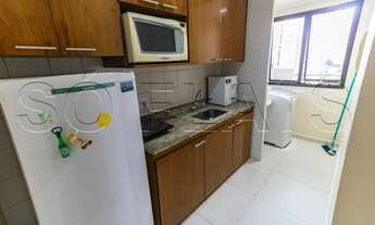 Imagem 4: Flat na Vila Olimpia totalmente mobiliado e com 1x dorm localizado ao lado da Av Bandeiran