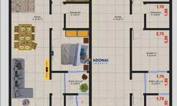 Imagem 7: Casa Nova com Piscina, 3 dormitórios à venda, 117 m² por R$ 650.000 - Nereidas - Guaratuba