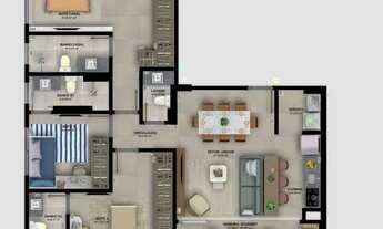 Imagem 3: Apartamento à venda no bairro Jardim Goiás - Goiânia/GO