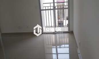 Imagem 6: Apto de 61m² de 3 quartos, sala com varanda, todo no porcelanato polido