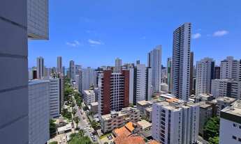 Imagem 5: Apartamento com 110 m² de ÁREA PRIVATIVA com 3 quartos sociais (1 suíte) em Boa Viagem - R