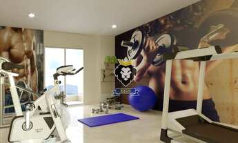 Imagem 3: Apartamento com um dormitório, e uma vaga, com churrasqueira na varanda - Entrega 09-202