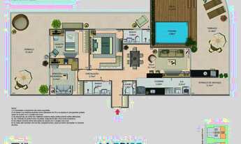 Imagem 2: Cobertura para venda com 158 metros quadrados com 3 quartos em Itaipu - Niterói - RJ