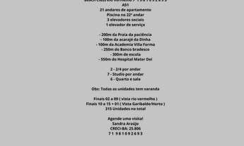 Imagem 2: Studio para venda possui 26 metros quadrados com 1 quarto em Rio Vermelho - Salvador - BA