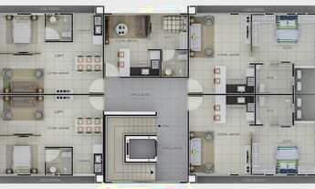 Imagem 6: Flat para Venda em João Pessoa, Bessa, 1 dormitório, 1 suíte, 1 banheiro, 1 vaga