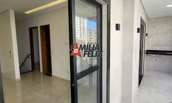 Imagem 2: Casa sobreposta alta, de 02 dormitórios, para venda em Praia Grande, Aviação, lado praia