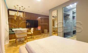 Imagem 3: Flat disponível para locação com fácil acesso a Moema na Vila Olímpia e Pinheiros