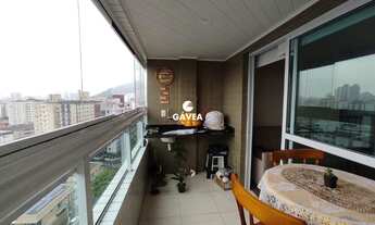 Imagem: Apartamento com varanda gourmet em Santos