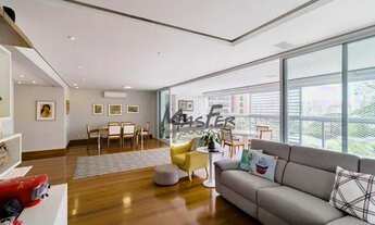 Imagem 4: Apartamento com living amplo para 3 ambientes, 3 suítes + dormitório/escritório, 4 vagas