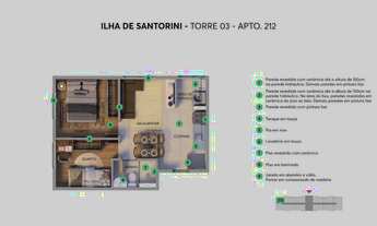 Imagem 2: 032 Lançamento Vende-se Apartamento no Condomínio Ilha de Santorinni MRV Localização