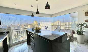 Imagem 3: Apartamento com varanda gourmet, 2 dormitórios + 1 closet para alugar, 102 m² por R$ 6.000