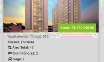 Imagem 2: Apartamento para venda com 45 metros quadrados com 2 quartos em Centro - Caucaia - Ceará