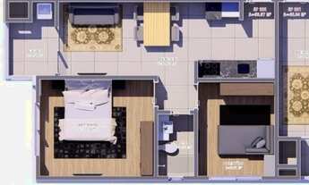 Imagem 7: Apartamento com 54m² e 02 dormitórios no bairro Ingleses do Rio Vermelho em Florianópolis