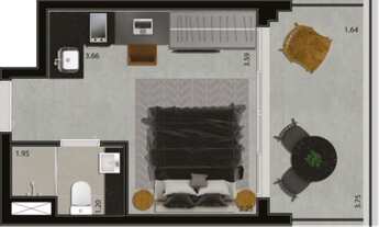 Imagem: Studio para venda com 24 metros quadrados