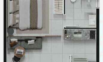 Imagem 2: Studio com 1 dormitório à venda, 22 m² por R$ 202.600,00 - Água Verde - Curitiba/PR