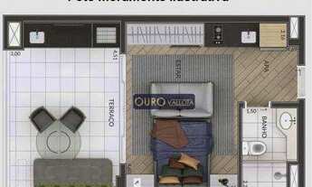 Imagem 2: Studio com 1 dormitório à venda, 39 m² por R$ 470.479 - Macedo - Guarulhos/SP