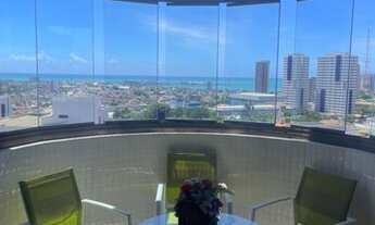 Imagem 2: Apartamento para venda tem 125 metros com 3 suítes + gabinete no farol