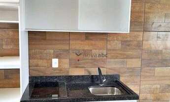 Imagem 4: Kitnet com 1 dormitório para alugar, 21 m² por R$ 1.100,00/mês - Vila Assunção - Santo And