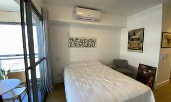 Imagem 2: Studio mobiliado na Rua dos Pinheiros, ao lado da Estação Fradique Coutinho - Pinheiros