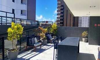 Imagem 6: Apartamento Novo, próximo à Praia, com 2 quartos, no Bessa. Pronto, com elevador e área de