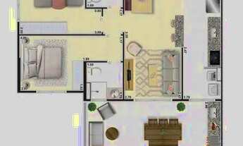 Imagem 2: Apartamento com 2 dorms, Vila Oceanopolis, Mongaguá - R$ 333 mil, Cod: 855
