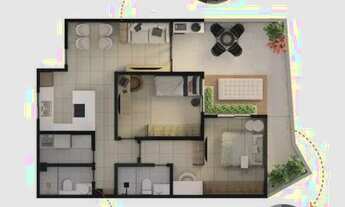 Imagem 4: Excelente Apartamento no Polo Gran Life - Centro - Barra Mansa/RJ