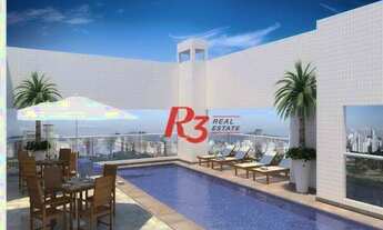 Imagem 4: Apartamento com 1 dormitório para alugar, 58 m² por R$ 3.900,00/mês - Boqueirão - Santos/S