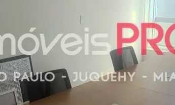 Imagem 3: Conjunto mobiliado na região da Berrini com 96m² e 3 vagas em condomínio com boa imagem co