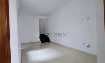 Imagem 3: Cobertura com 2 dormitórios para alugar, 100 m² por R$ 2.000,00/mês - Vila Linda - Santo A