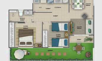 Imagem 5: Apt com entrada parcelada e ato mínimo