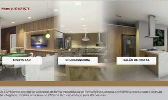 Imagem 4: Apartamento para venda tem 125 m² com 3 suítes - 3 vagas em Vila Assunção - Santo André