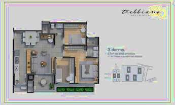 Imagem 2: Apartamento com 3 dormitórios à venda, 87 m² por R$ 983.847,00 - Ecoville - Curitiba/PR