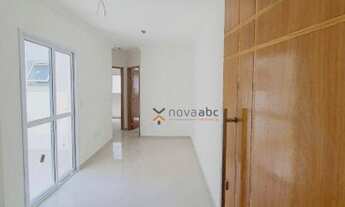 Imagem 1: Apartamento com 2 dormitórios para alugar, 45 m² por R$ 2.000,00/mês - Campestre - Santo A