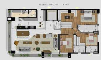 Imagem 5: Apartamento para venda com 182 metros quadrados com 3 quartos em Setor Marista - Goiânia
