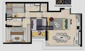 Imagem 4: Apartamento com 3 dormitórios à venda, 79 m² por R$ 845.300,00 - Ipiranga - São Paulo/SP