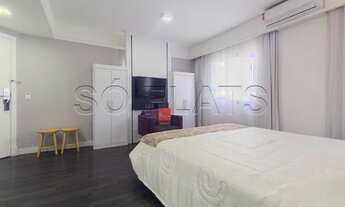 Imagem 3: Flat disponível para locação em Moema, contendo 33m², 1 dormitório e 1 vaga de garagem