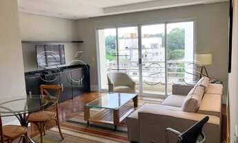 Imagem 3: Flat com mobília refinada e para locação em Pinheiros totalmente mobiliado. Consulte-nos