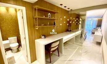 Imagem 4: Apartamento com 4 suítes, varanda gourmet, lazer completo e vista mar em São Vicente