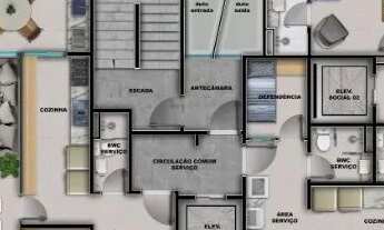 Imagem 4: Apto 3/4 com 3 suítes no Condomínio Dionísio 731 de 130 m², 3 vagas por 1.275.000