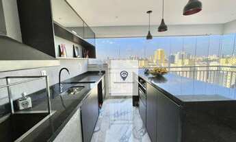 Imagem 2: Apartamento com varanda gourmet, 2 dormitórios + 1 closet para alugar, 102 m² por R$ 6.000