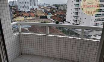 Imagem 2: Apartamento com 2 dormitórios à venda, 74 m² por R$ 350.000,00 - Vila Guilhermina - Praia