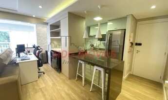 Imagem 4: Apartamento na Vila Mariana com 1 suíte, sacada gourmet, 2 vagas de garagem e 1 depósito