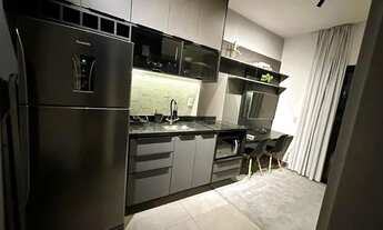 Imagem 3: Studio todo mobiliado com 1 dormitório para alugar, 32 m² por R$ 5.400/mês - Pinheiros