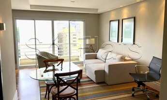 Imagem 5: Apto com mobília refinada e para locação em Pinheiros totalmente mobiliado. Consulte-nos