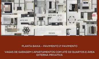 Imagem 7: Apartamento térreo com área privativa de 66m² com 2 quartos a venda por R$ 265.000 - Altip