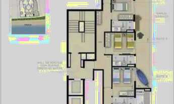 Imagem: Apartamento com 4 suítes, vista frontal