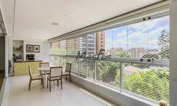 Imagem 6: Apartamento com living amplo para 3 ambientes, 3 suítes + dormitório/escritório, 4 vagas